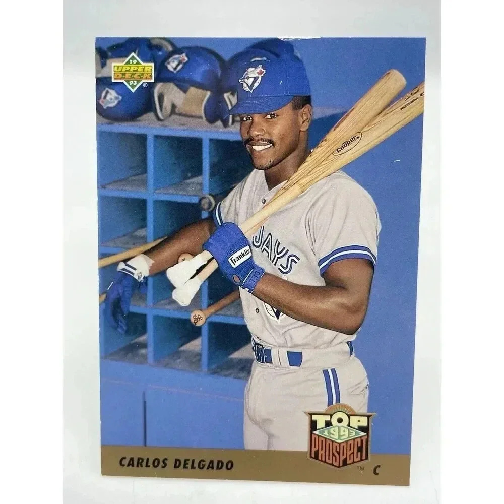 Carlos Delgado #425 Toronto Blue Jays Baseball Team 1993 Upper Deck TCG Mint